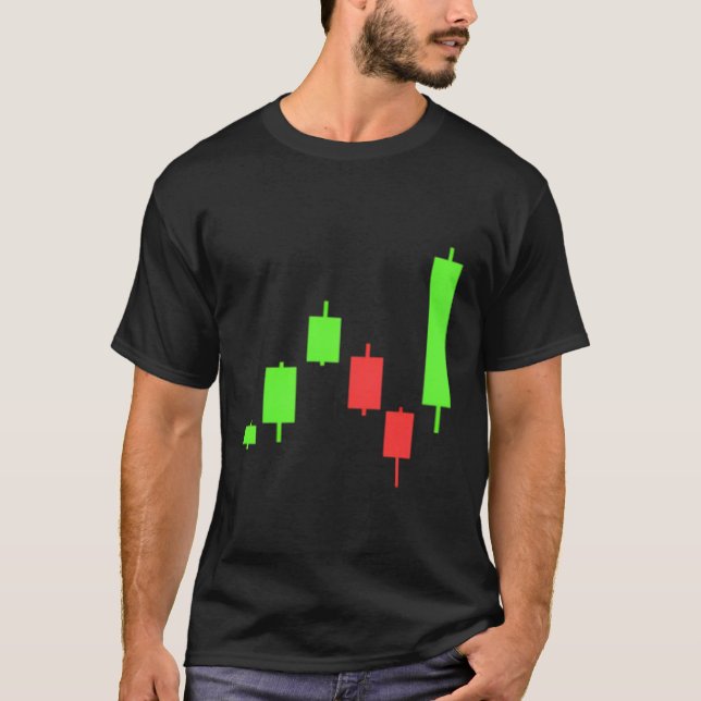 Camiseta Daytrading Candlestick Fx Forex Pipes Para Comerci (Frente)