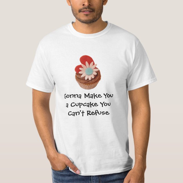 Camiseta Daze do açúcar: Um cupcake que você não pode (Frente)