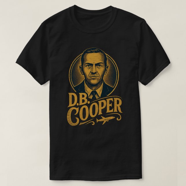 Camiseta DB Cooper (Frente do Design)