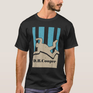 Camiseta DB Cooper legal mistério não resolvido retro 60 ur