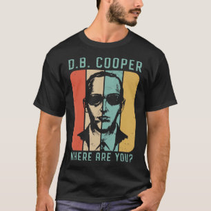 Camiseta Db Cooper Onde Está O Seu Hist Skyjacking Em 1971
