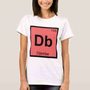 Camiseta Db - Djembe Music Chemistry Símbolo de Mesa Peri