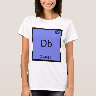 Camiseta Db - Símbolo de Elemento Químico Divertid
