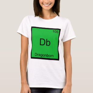 Camiseta Db - Símbolo de Elemento Químico Engraçad