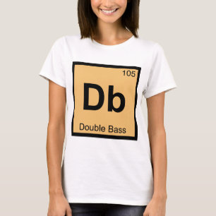 Camiseta Db - Símbolo De Mesa Periódico De Química De Ba