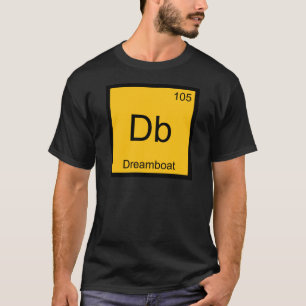 Camiseta DB - T engraçado do símbolo do elemento da quím