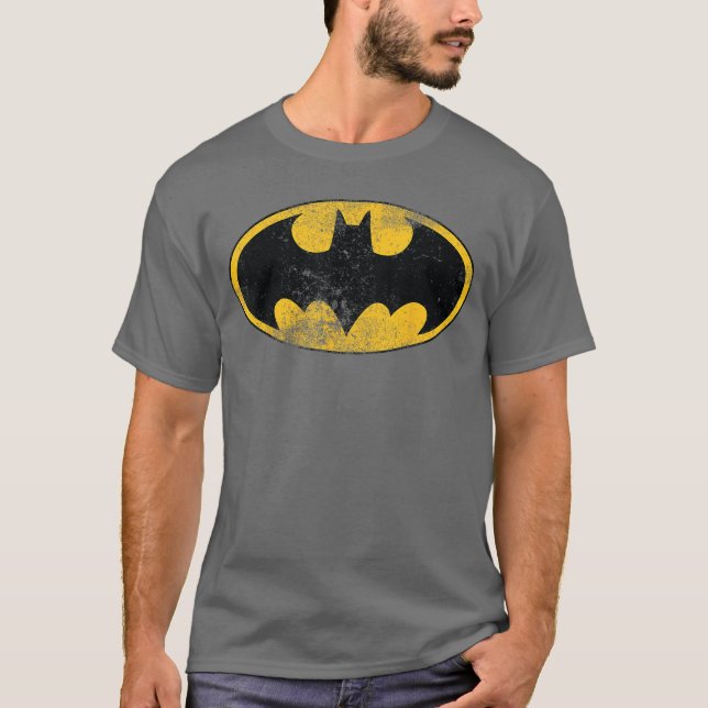 Camiseta DC Batman Logo Classic Distressed (Frente)