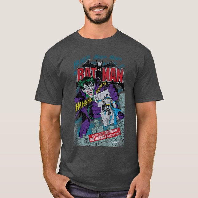 Camiseta DC Comics Batman and Joker Comic Cover boy (Frente)