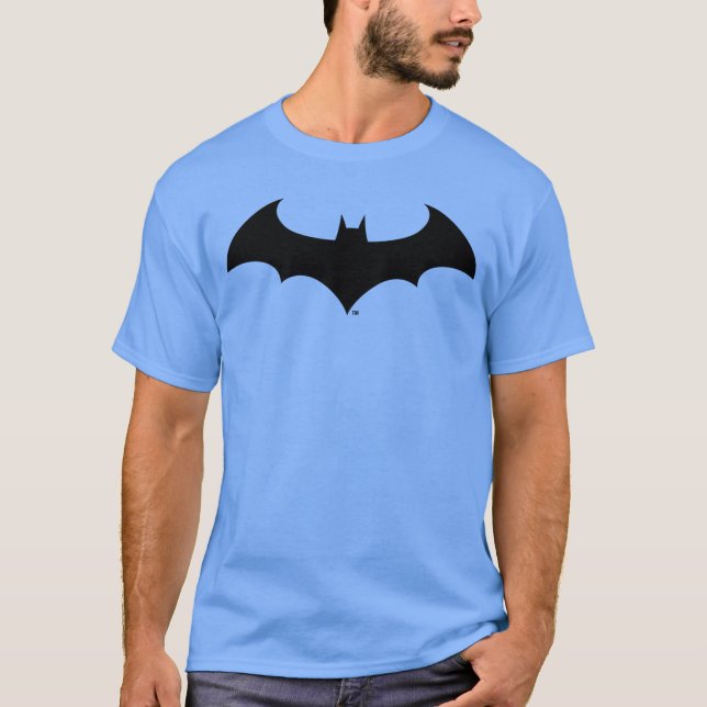 Camiseta DC Comics Batman Logo New Long Sleeve (Frente)