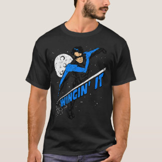Camiseta DC Comics Batman Nightwing Wingin It Unissex Adult