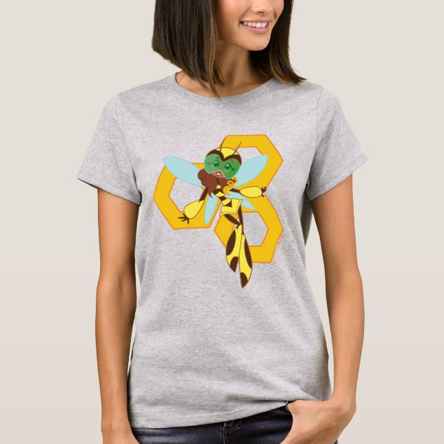 Camiseta DC Super Hero Girls Bumble Bee (Frente)