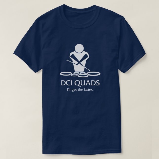 Camiseta DCI QUADS - Vou pegar as lattes (Frente do Design)