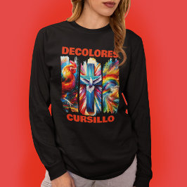 Camiseta DColores Cursillo Brush Sroke Rooster Dove