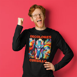 Camiseta DColores Cursillo Brush Sroke Rooster Dove