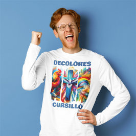 Camiseta DColores Cursillo Brush Sroke Rooster Dove