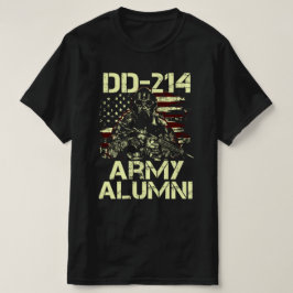 Camiseta dd-214 antigos alunos do exército