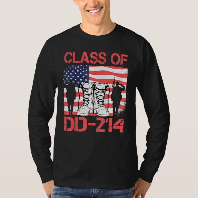 Camiseta Dd 214 Classe De Dd214 Tee Soldier Veteran 1 (Frente)