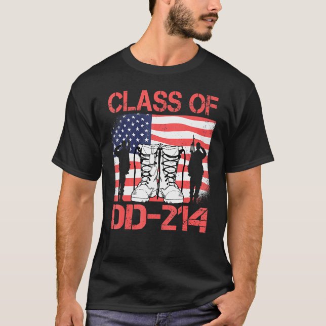 Camiseta Dd 214 Classe De Dd214 Tee Soldier Veteran 1 (Frente)