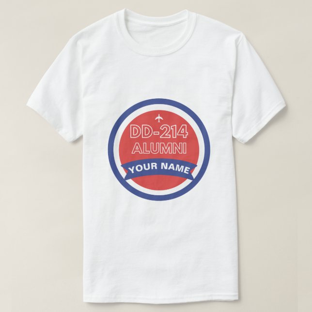 Camiseta DD-214 Reforma Personalizada da Força Aérea dos Al (Frente do Design)