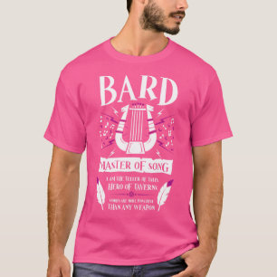 Camiseta DD BARD Classe Dungeons Dragões