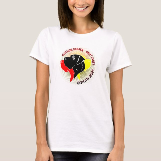 Camiseta DD - Em cores alemãs (Frente)