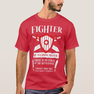 Camiseta DD FIGHTER Classe Dungeons Dragões