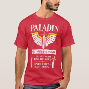 Camiseta DD PALADIN Classe Dungeons Dragon