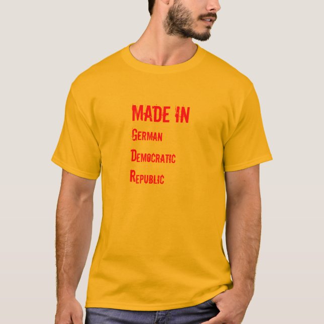Camiseta DDR desenho (Frente)