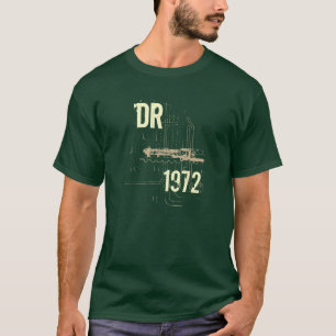 Camiseta DDR desenhos de ferrovia de império