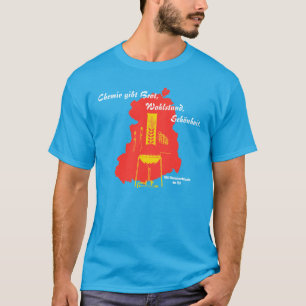 Camiseta DDR desenhos de publicidade VEB Chemiekombinate