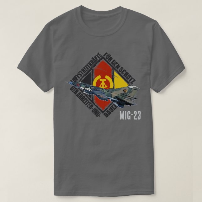 CAMISETA DDR MIG 23 (Frente do Design)