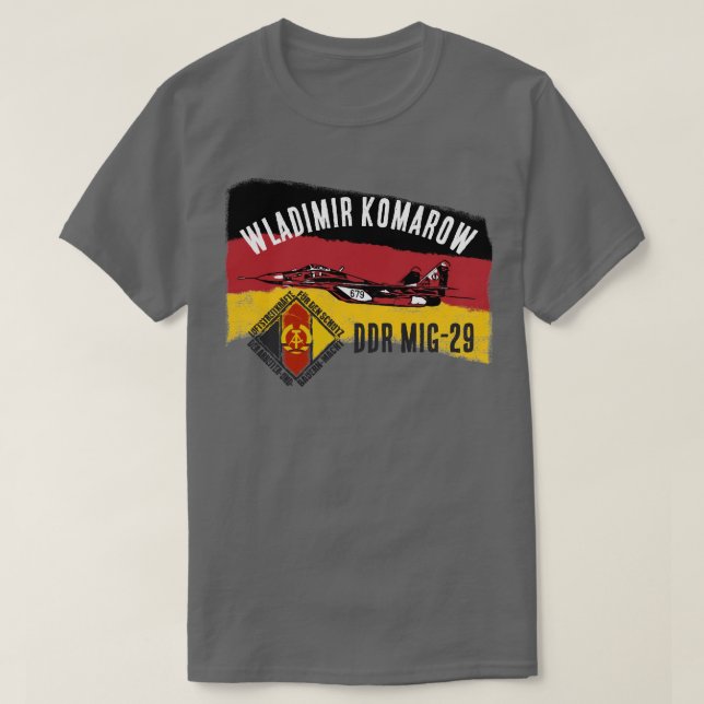 CAMISETA DDR MIG 29 (Frente do Design)