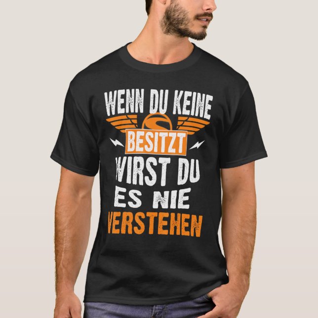 Camiseta Ddr Moped Se você não é dono, você nunca irá (Frente)