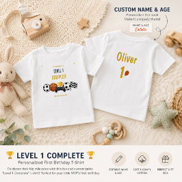 Camiseta de 1º Aniversário | Camisa de Aniversário