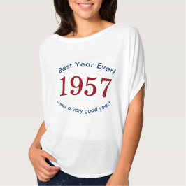 Camiseta de 1957 ♥ Melhor Ano de Todos! 60º Aniver