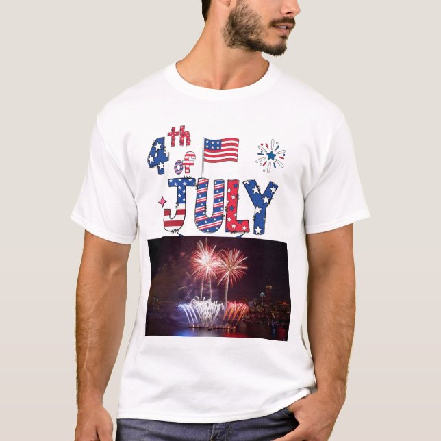 Camiseta de 4 de julho (Frente)