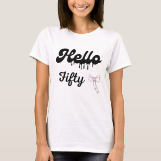 Camiseta de 50 anos de idade fofo para meninas – 5