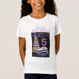 Camiseta de 5 BIRTHDAY Girls' Fine Jersey