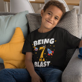 Camiseta de 7 de Aniversário do Exterior