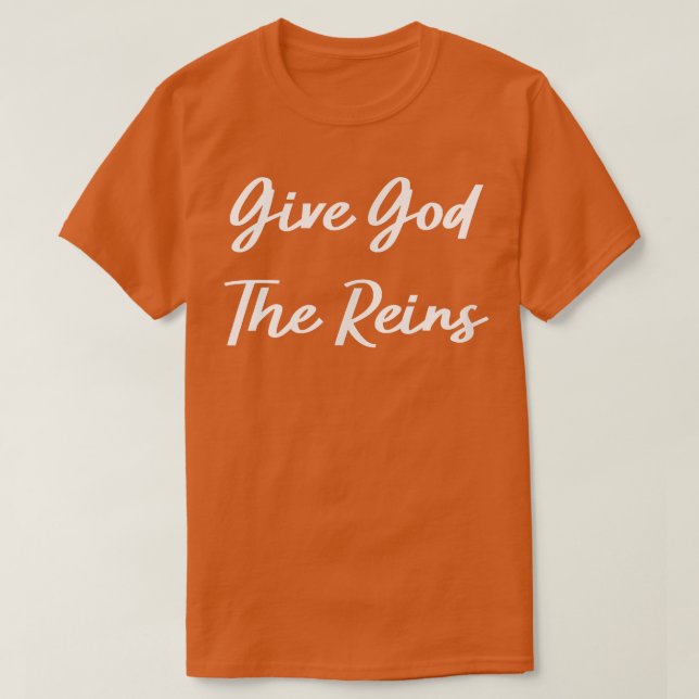 Camiseta Dê A Deus A Palavra Humor Sarcástico (Frente do Design)