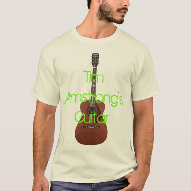 Camiseta De "A guitarra Tim Armstrong" (t-shirt) (Frente)