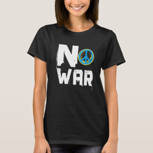 Camiseta Dê à paz a chance de parar a guerra paz mundial