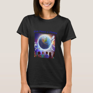 Camiseta Dê à paz uma oportunidade de celebrar unidade e ha