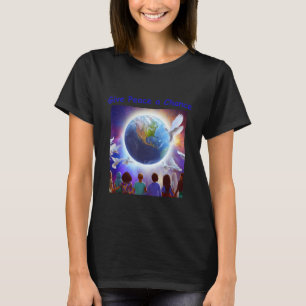 Camiseta Dê à paz uma oportunidade de celebrar unidade e ha
