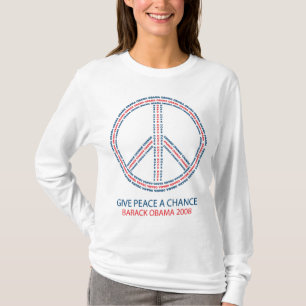 Camiseta Dê a paz uma possibilidade