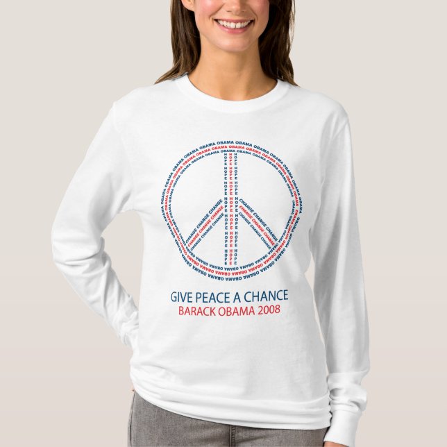 Camiseta Dê a paz uma possibilidade (Frente)