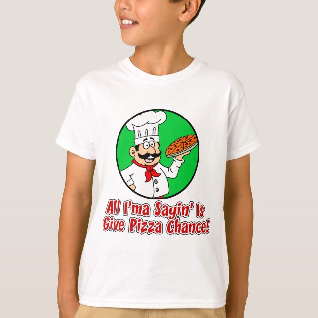 Camiseta Dê à Pizza Chance (Frente)