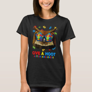 Camiseta Dê A Um Autismo De Cabra Sensibilização Mês Engraç