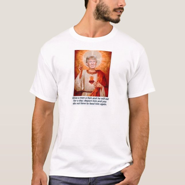 CAMISETA DÊ A UM HOMEM UM PEIXE (Frente)