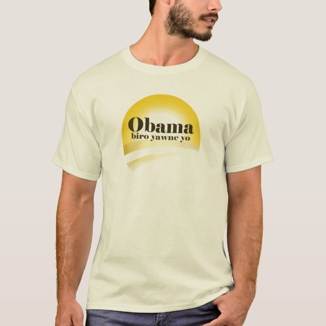 Camiseta De "A vinda Obama. Cancele a maneira. "T-shirt (Frente)